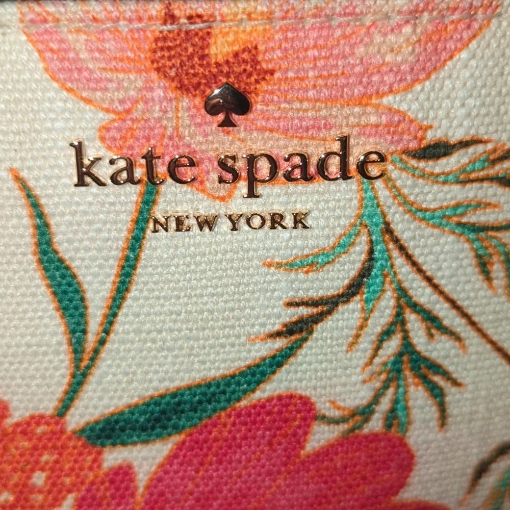Kate Spade Floral Purse with a removable crossbody strap - Picture 2 of 13